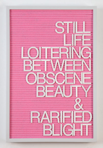 Maynard Monrow, Untitled / Rarified Blight (Grey/Pink), 2018