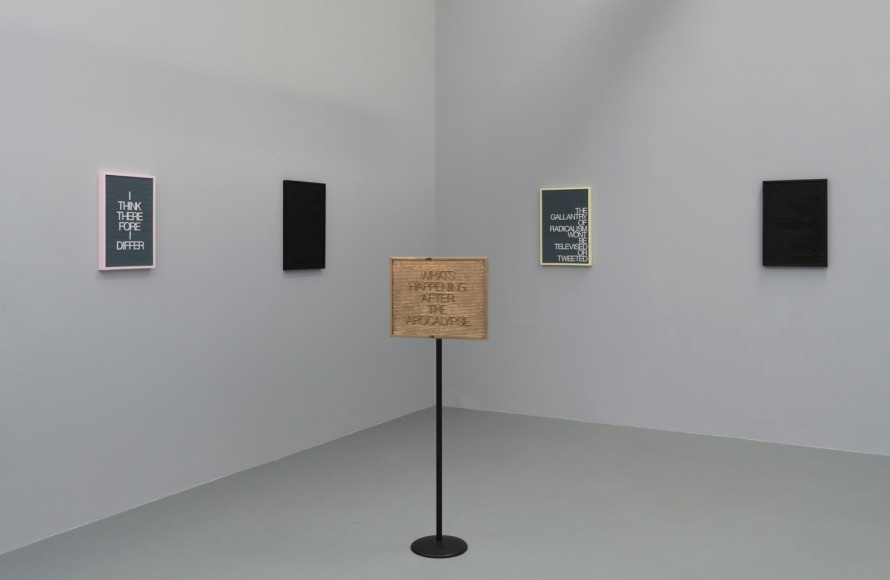 Installation view of "Absurdist Logic"