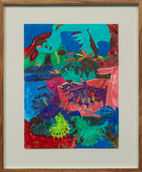 Candida Alvarez Palimpsest #6, 2019