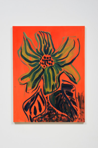 Christmas Day Divorcée Flower 12.25.15, 2015, Oil on canvas