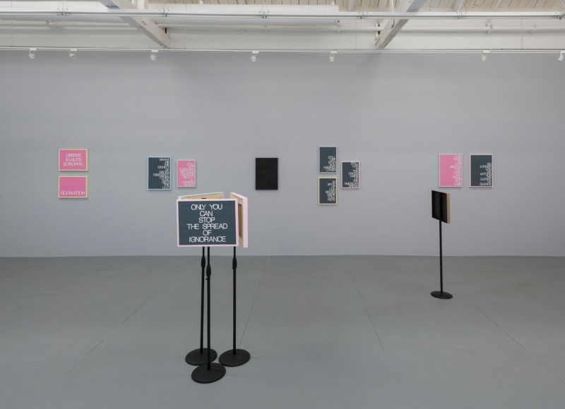 Installation view of "Absurdist Logic"