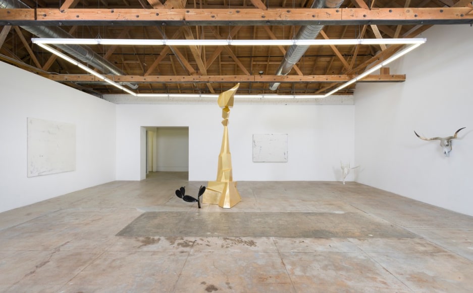 Installation view of Vincent Szarek "Like A Rock"