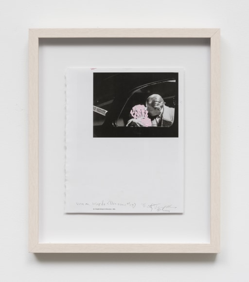 Betty Tompkins Women words (Brassaï #15), 2019