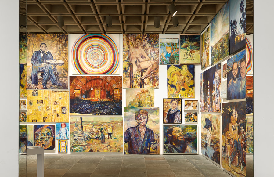 Installation of My American Dream at the Whitney Biennial 2014 (Stuart Comer curated section)