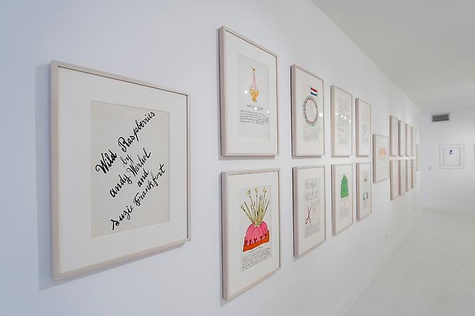 Aleksandra Mir & Andy Warhol: "The Meaning of Flowers" & "Wild Raspberries"