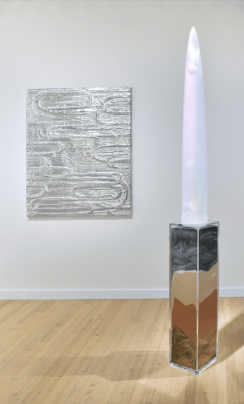 Installation view of booth B15