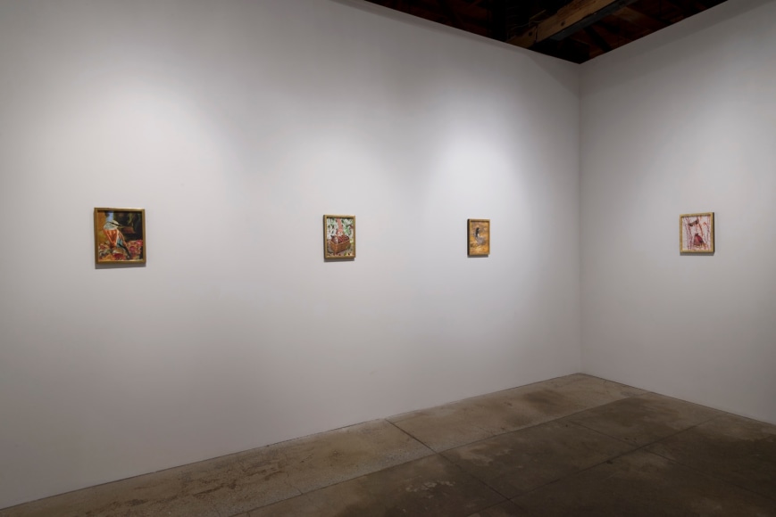 Installation view of Marnie Weber "Chapel of the Moon"