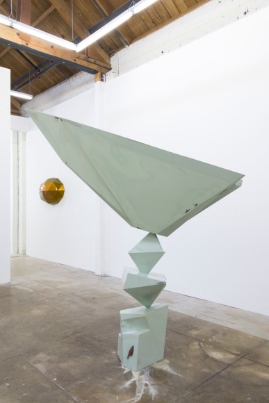 Installation view of Vincent Szarek "Like A Rock"