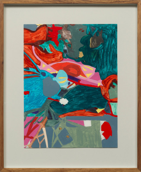 Candida Alvarez Palimpsest #3, 2019