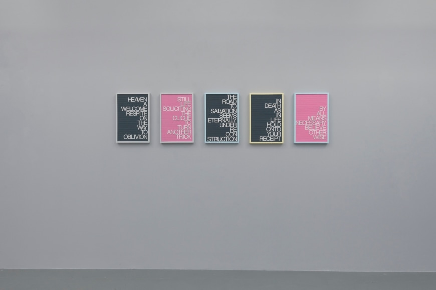 Installation view of "Absurdist Logic"