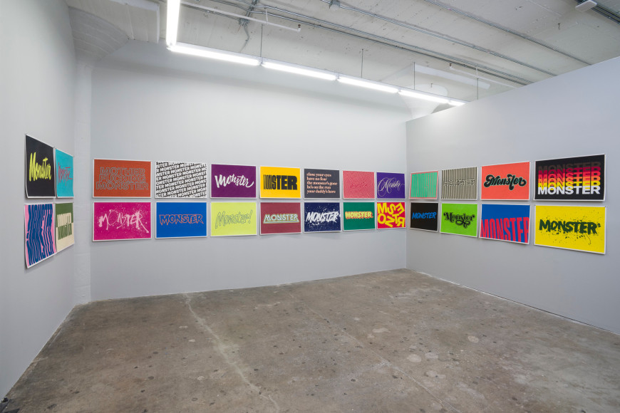 Installation view Andrew Brischler: Monster (2021)