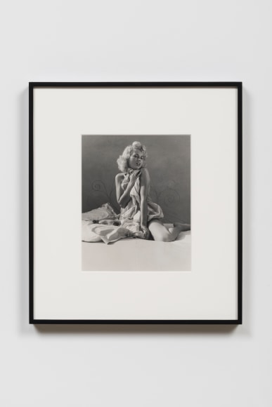 Bunny in bed nude with sheet, 1962