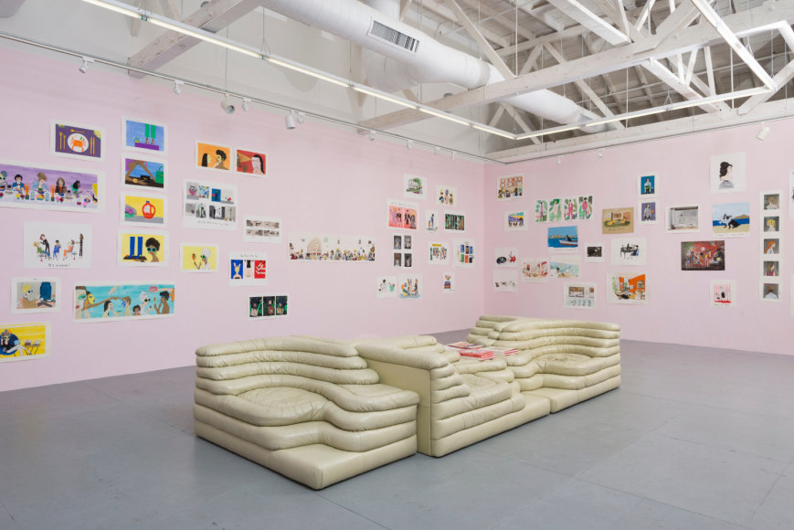 Installation view of "The TImes"
