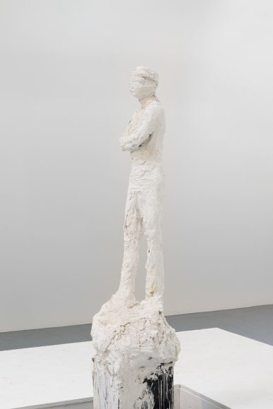 Installation view of Los Super Elegantes "I Am The Door"