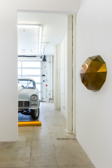 Installation view of Vincent Szarek "Like A Rock"