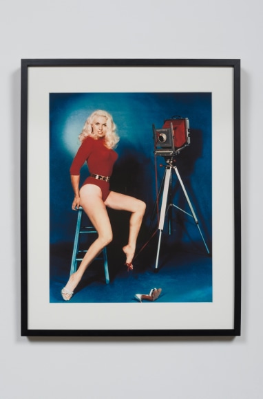 Bunny with her Burke & James 8 x 10 Camera, 1963