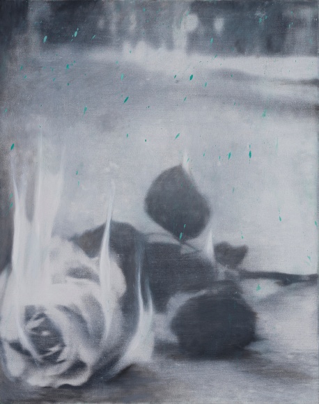 Nir Hod Burning Flowers in the Rain, 2024