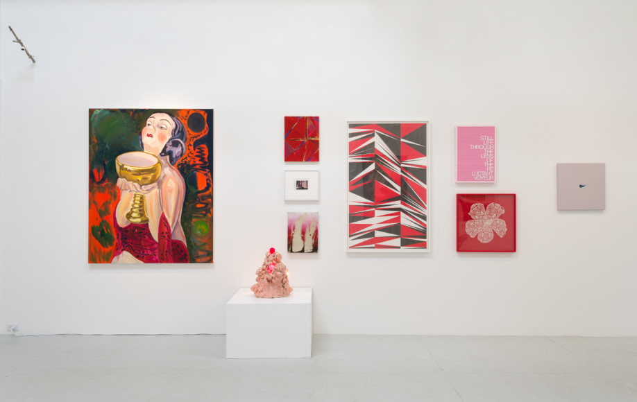 Installation view of "Flaming June VII (Flaming Creatures)"