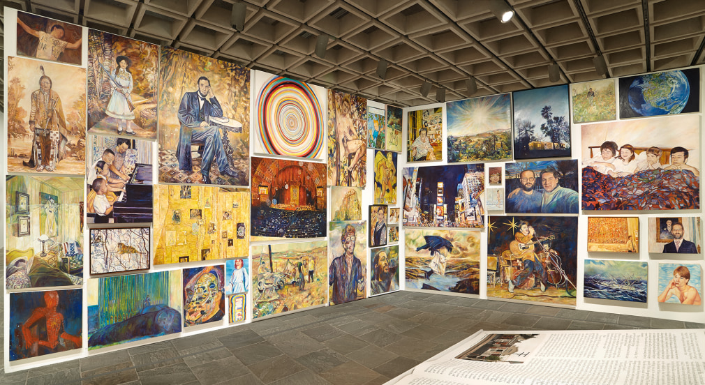 Installation of My American Dream at the Whitney Biennial 2014 (Stuart Comer curated section)