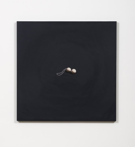 I'll Never Forgive You For This (Duo Tone Balls), 1990, Oil on canvas
