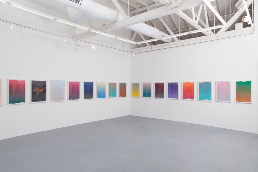Installation view of Andrew Brischler "Lonely Planet"