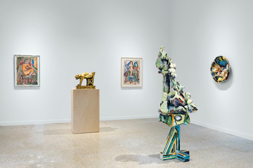 Installation view (The Space just Between) 2021.