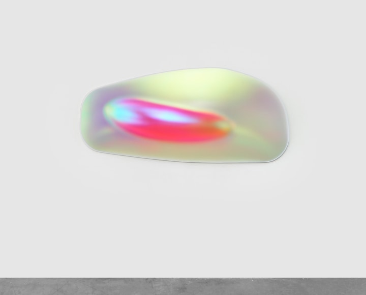 Hyper Ellipsoid (Orang Pink), 2018, Blow-molded acryclic