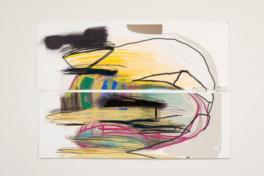 Thirst, 2014, Mixed media on paper
