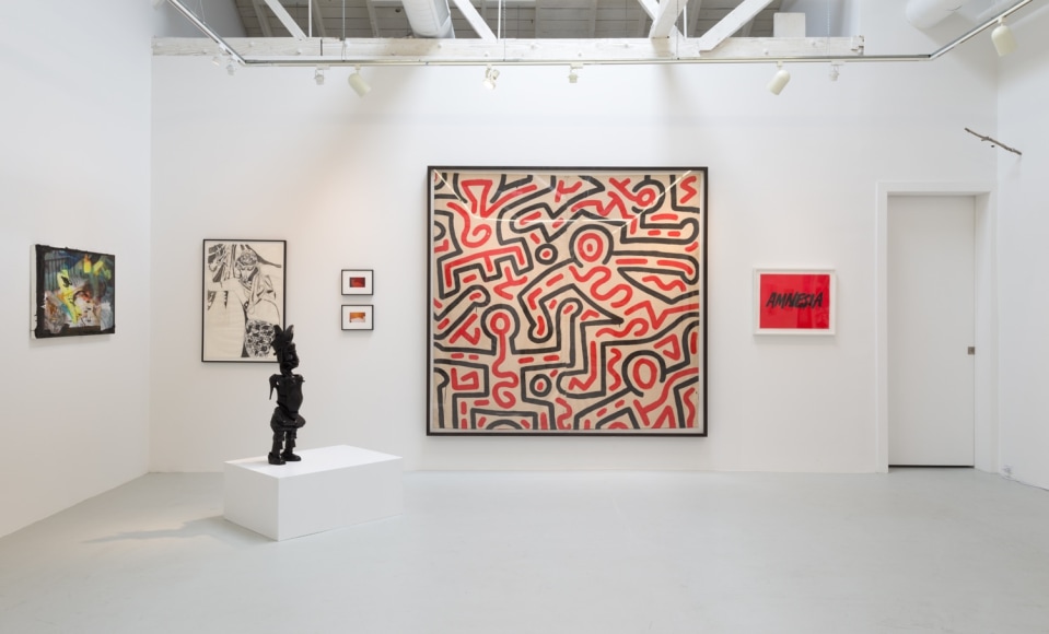 Installation view of "Flaming June VII (Flaming Creatures)"