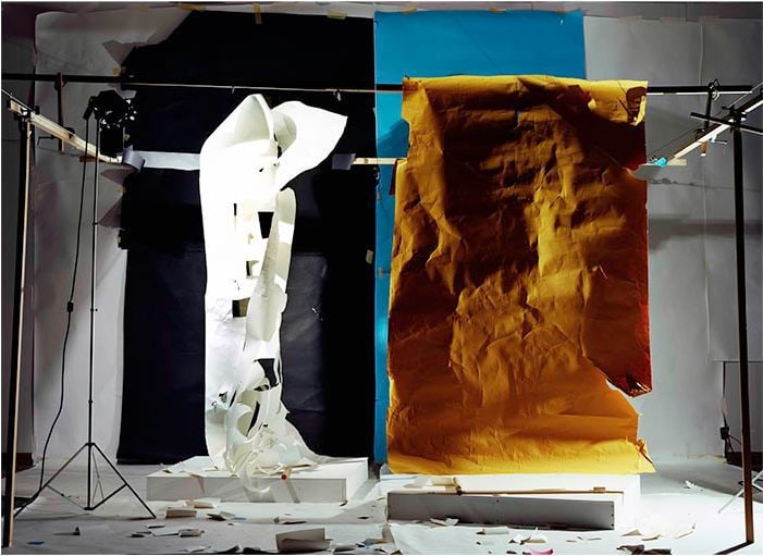 No. 623 White Form and White Light Behind Orange, 2006