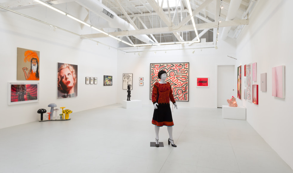Installation view of "Flaming June VII (Flaming Creatures)"