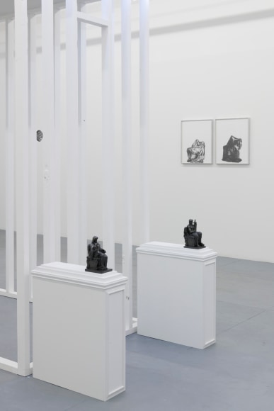 Installation view of Yuval Pudik's "Such, Such Were the Joys"