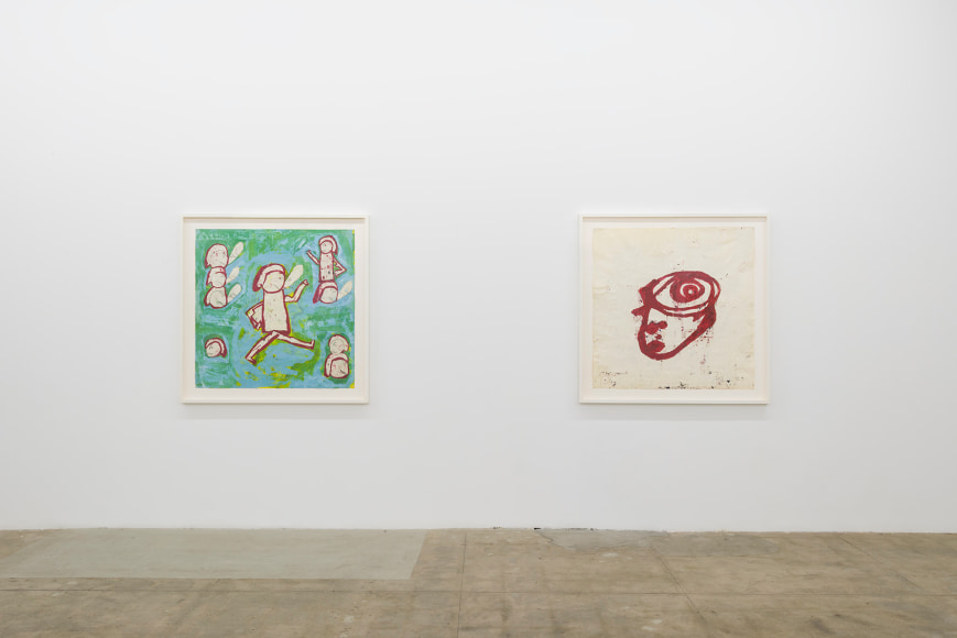 Installation of Donald Baechler Early Work 1980 - 1984