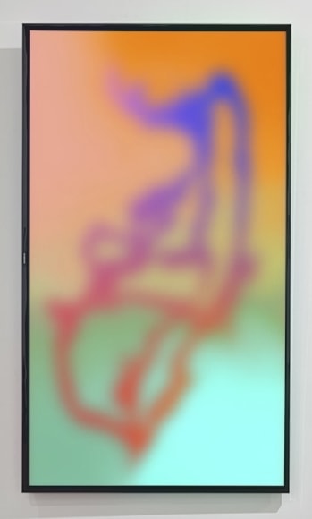 Tangerine Kush, 2015, Digital video loop on a 60 inch Samsung LEDTV