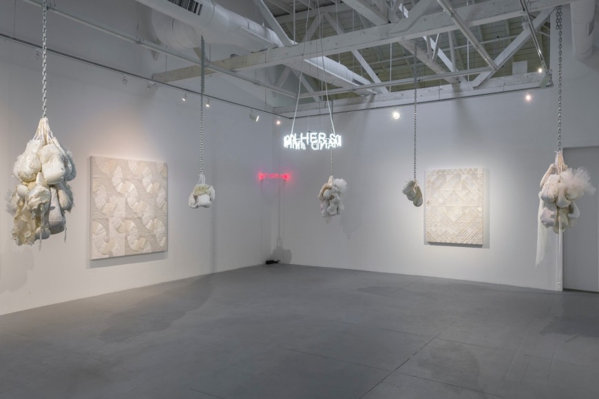 Installation view of "Let Her Rave"
