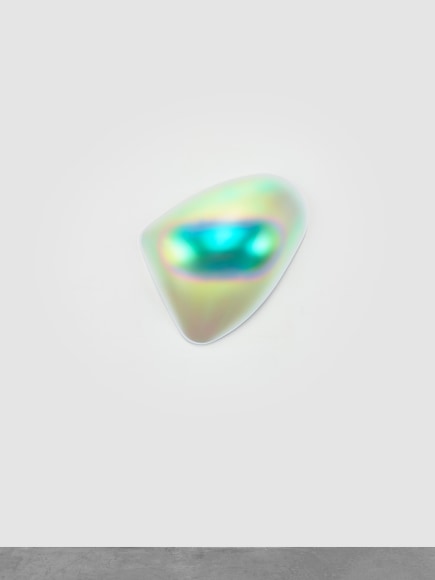 Morph (Aqua Blue), 2018, Blow-molded acrylic