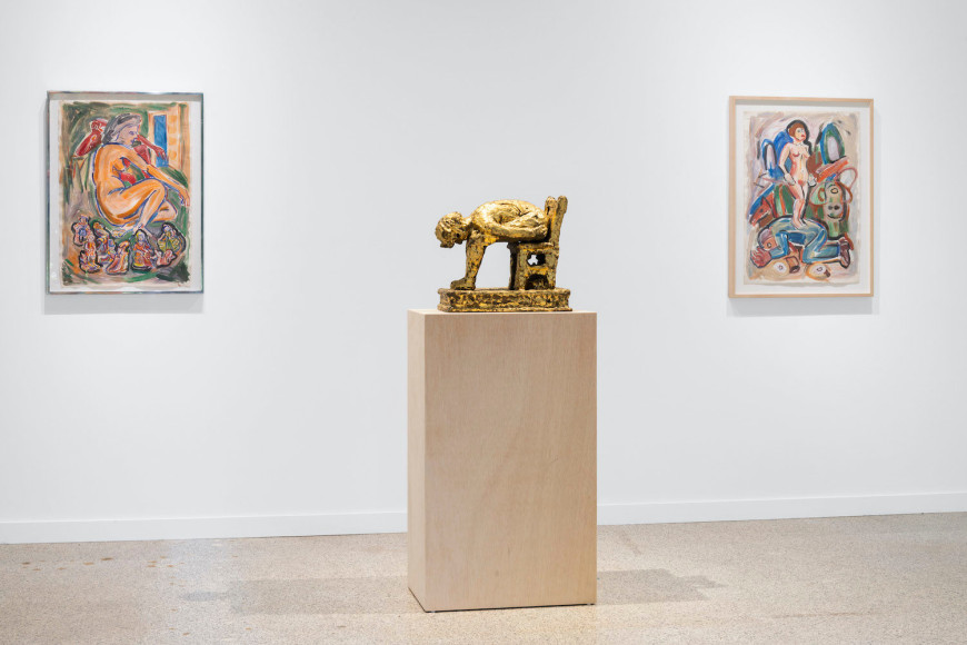 Installation view (The Space just Between) 2021.