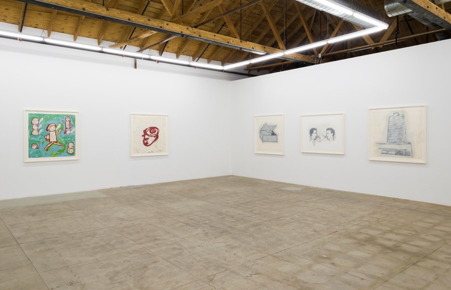 Installation of Donald Baechler Early Work 1980 - 1984