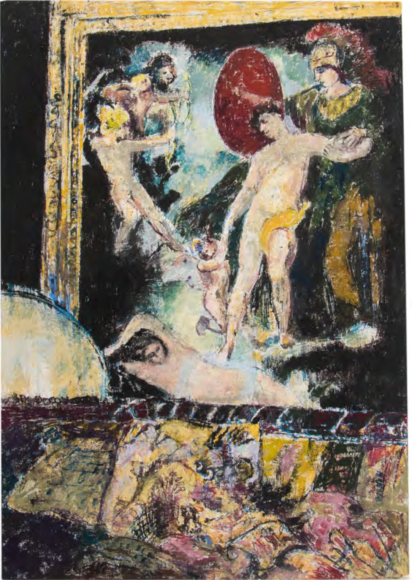 23 Quai Voltaire, Paris Apartment of Rudolf Nureyev, 2018, Oil on canvas