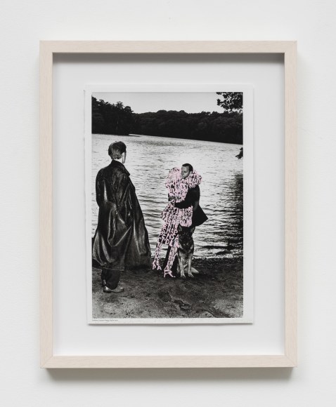 Betty Tompkins Women words (Helmut Newton #8), 2019