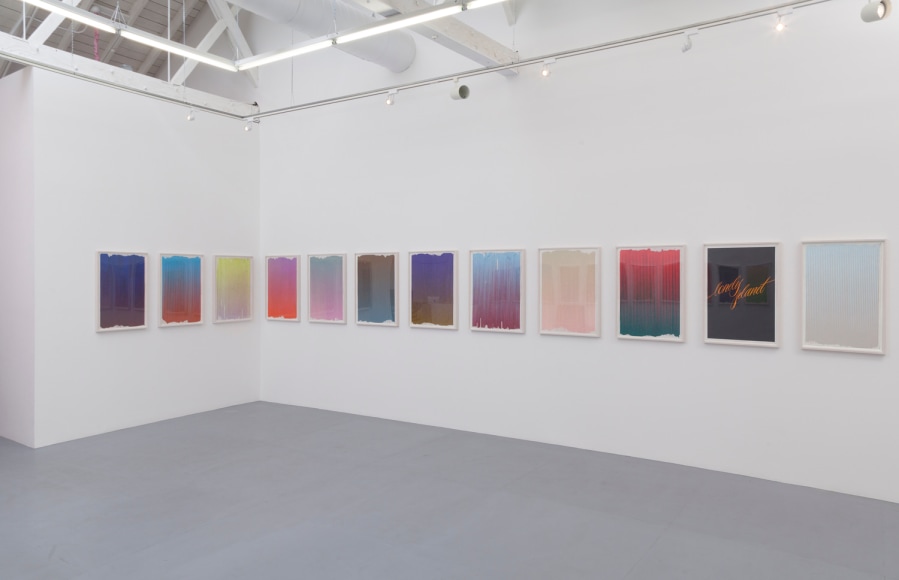 Installation view of Andrew Brischler "Lonely Planet"