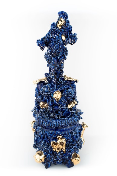 Anthony Sonnenberg Urn with Flower Vases (Nothing 4 Ever), 2020