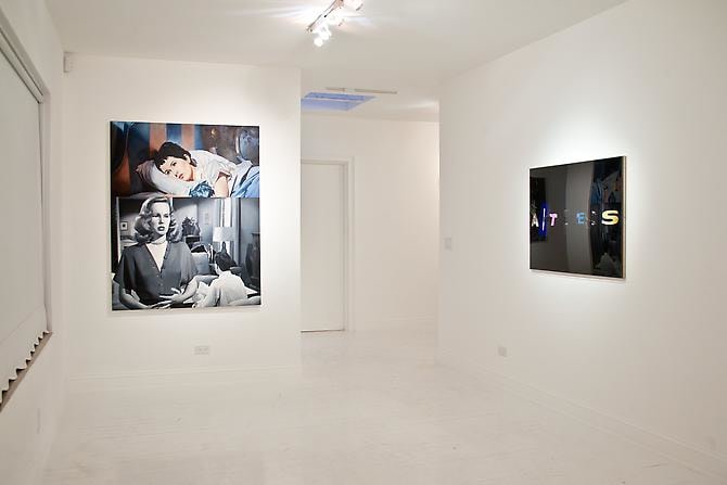 Installation view "The Palm Beach Beach Story, or Whatever Happened to Baby Jane", 2012