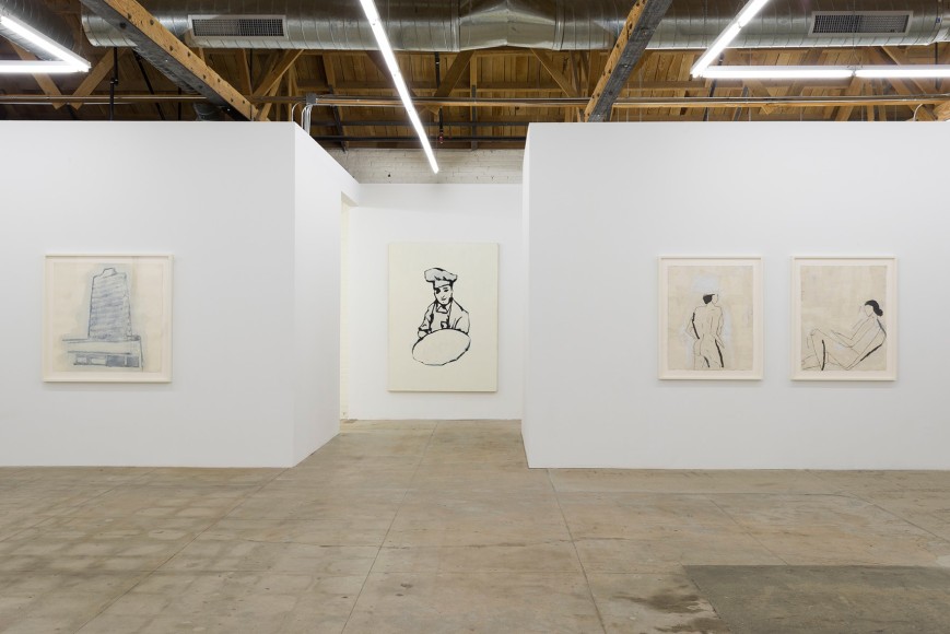 Installation of Donald Baechler Early Work 1980 - 1984