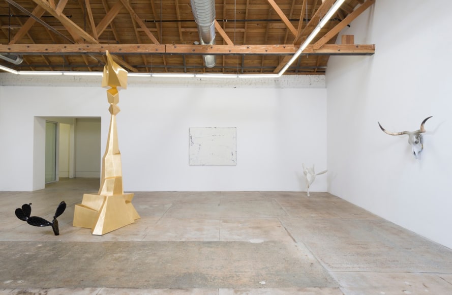 Installation view of Vincent Szarek "Like A Rock"