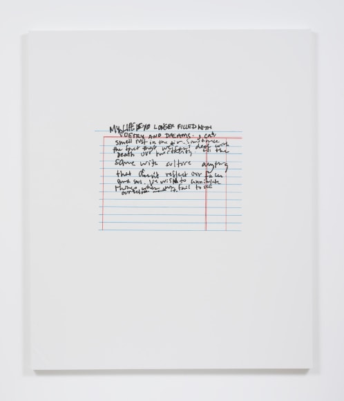 Poetry and Dreams, 2015, Acrylic on canvas