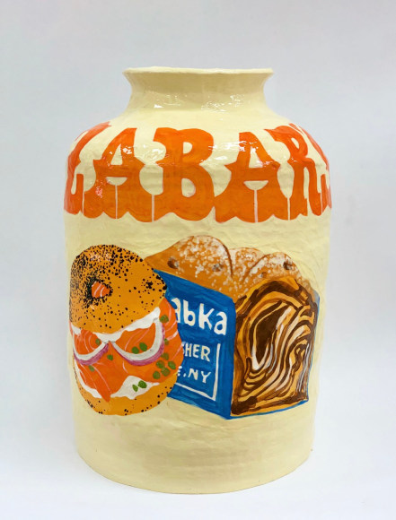 Jake Clark, Zabars Lox Bagel and Babka cake, 2022