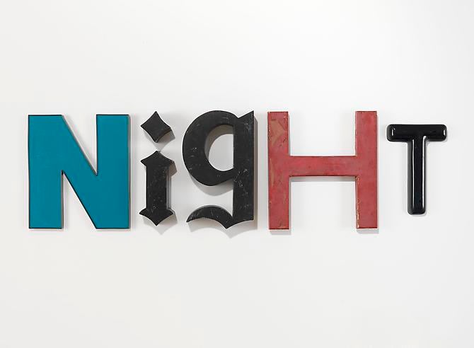 Night, 2009 Metal and plastic