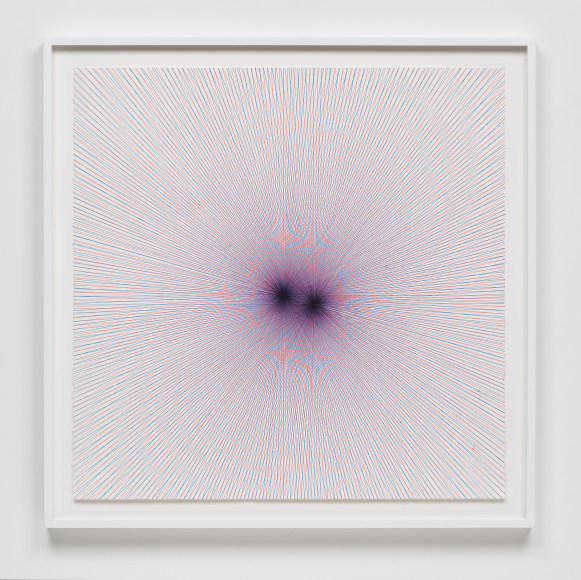 Aaron Sandnes Lock and Load (Double Tap or Controlled Pair) (Red then Blue; Red then…), 2014