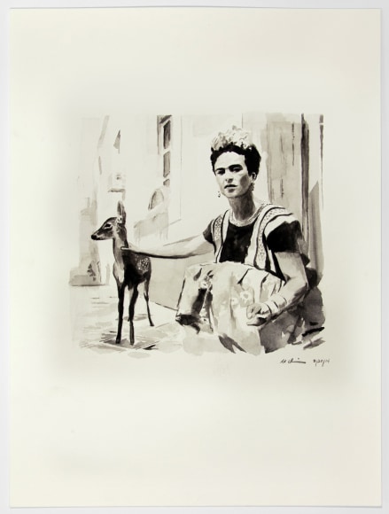 Frieda #2, 2014, Watercolor on paper